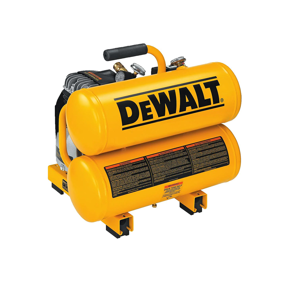 DeWalt Oil-Lube Hand Carry Air Compressor – yellow, Large