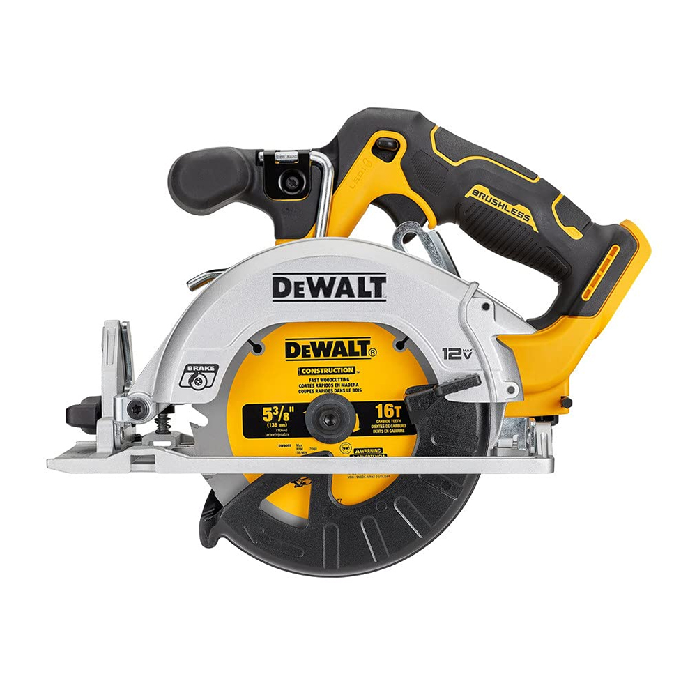 DeWalt DDVG512 Brushless XR Circular Saw Range – yellow, Small
